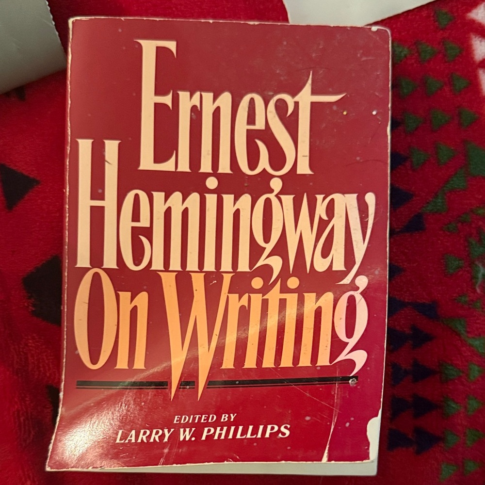 Ernest Hemingway On Writing Book